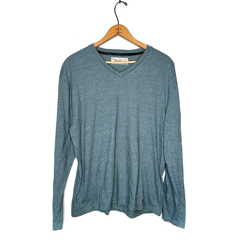 Original Penguin | Men’s Long Sleeve V-neck Tee Size XL
